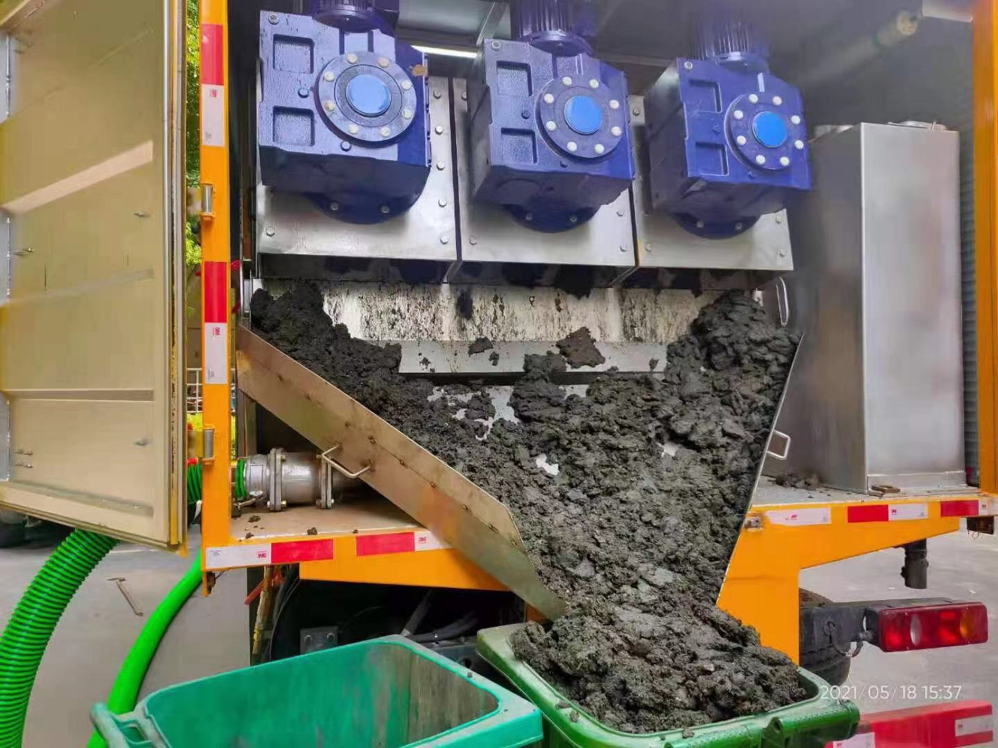 柳河化粪池清掏城市维护站-泥浆净化干湿分离处理